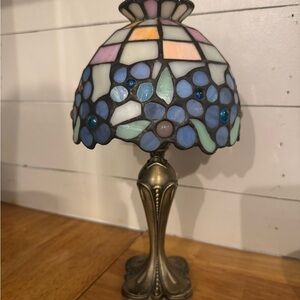 Stained Glass Tiffany style Mosaic Table teaLamp